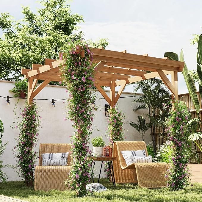 Outsunny 6.6' x 6.6' Outdoor Pergola - Image 2
