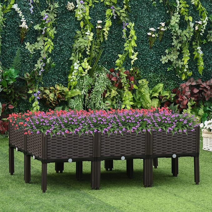 Outsunny 6 Piece Raised Garden Bed - Image 2