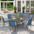 VICLLAX 7 Pieces Patio Outdoor Dining Set by HOME