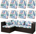 Outdoor Cushion Covers Set, Replacement by SUKAIKEQA