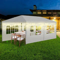 Outdoor 10' x 20' White Gazebo Canopy Tent by Ollidot
