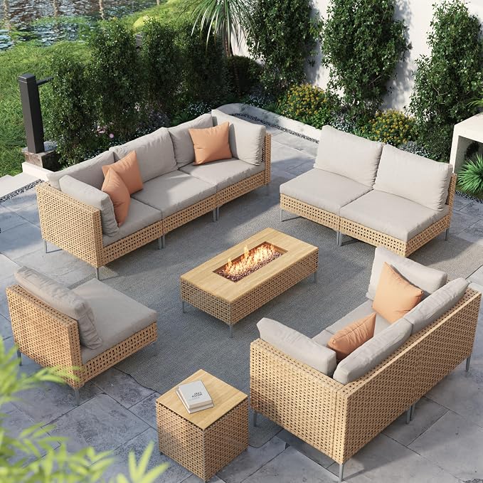Grand patio 10-Piece Patio Furniture Set by GrandPatio