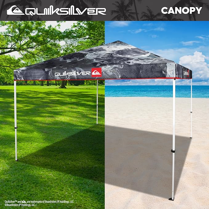 Quiksilver 10x10 Pop Up Canopy – UPF 50+ Outdoor Beach Tent - Image 7