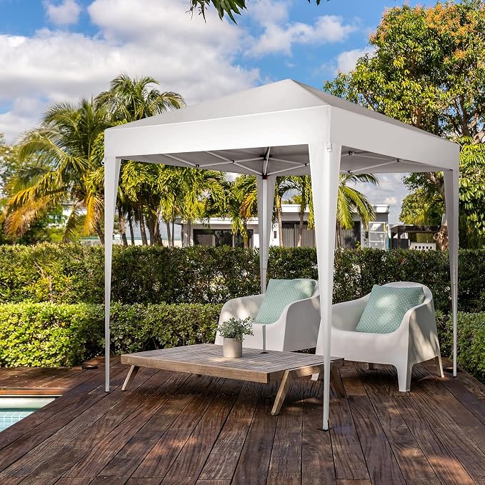 Outvita 6.5x6.5ft Pop Up Canopy Tent, Outdoor Instant Shelter Folding Canopy - Image 6