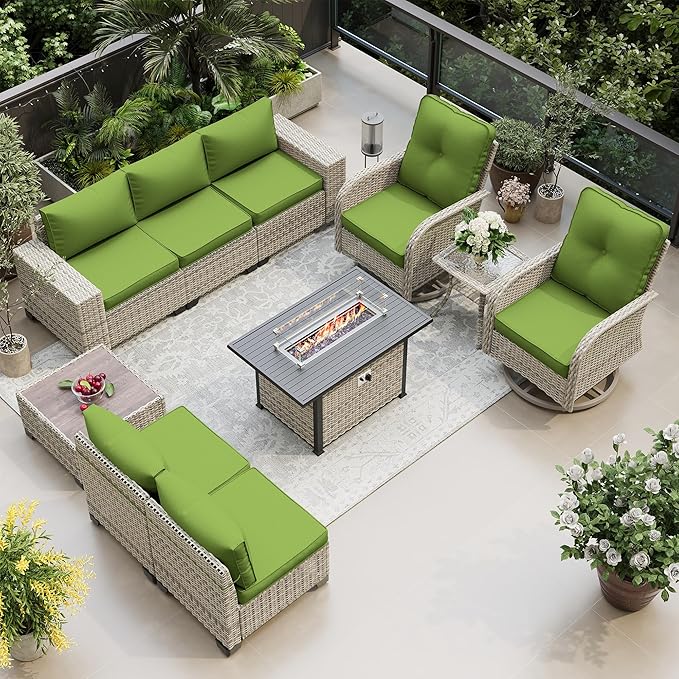 10-Piece Outdoor Patio Furniture Set by MuphyersPatioFurniture
