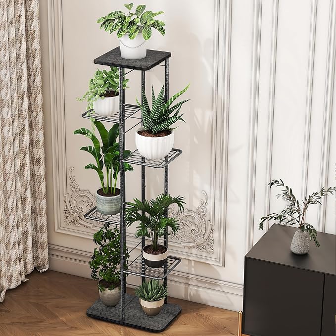 Simple Trending Plant Stand Shelf Indoor Outdoor Waterproof, 6-Tier 7 Potted - Image 5