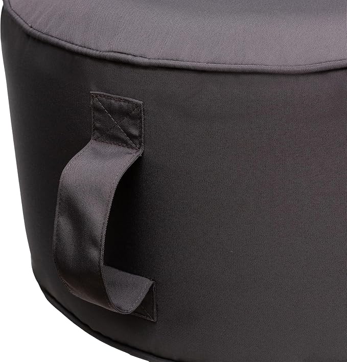 QILLOWAY Indoor/Outdoor Inflatable Stool, Round Ottoman, All Weather Foot Rest - Image 3