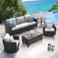 UDPATIO Patio Furniture Set, 5 Pieces Outdoor Conversation Sets by UDPATIO