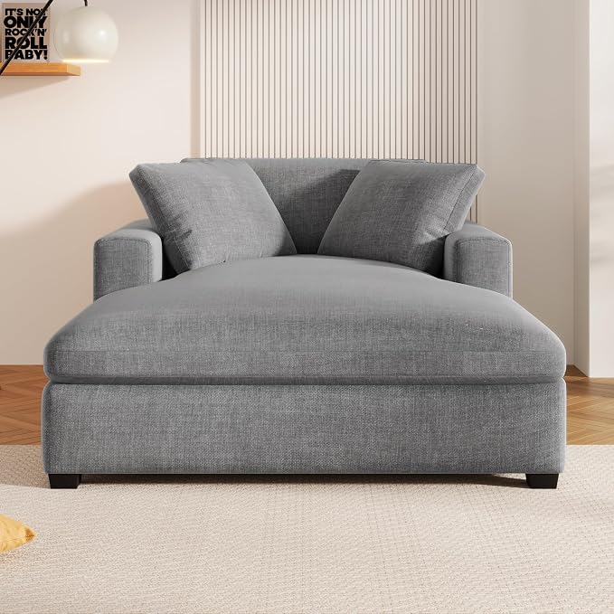 Christopher Knight Home Larrz Oversized Chaise Lounge Chair Indoor, Cozy - Image 4
