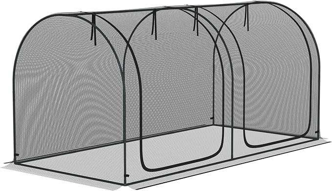 Outsunny 8' x 4' Crop Cage, Plant Protection Tent by Outsunny