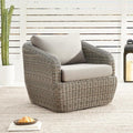 CHITA Patio Wicker 360° Swivel Chair by CHITALIVING