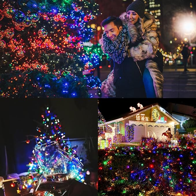 WATERGLIDE Extra Long 328 FT Fairy String Lights, 1000 LED Outdoor Green Wire - Image 5