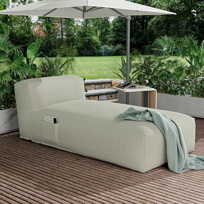 Outdoor Bean Bag Lounger Chair, Big Comfy Outdoor Daybed by SUNPEAK