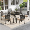 Sophia & William Round Patio Table and Chairs Set, Outdoor Dining Set by SophiaWilliam
