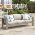 Wisteria Lane Patio Furniture Metal Sofa, Metal Outdoor Chairs by WisteriaLane