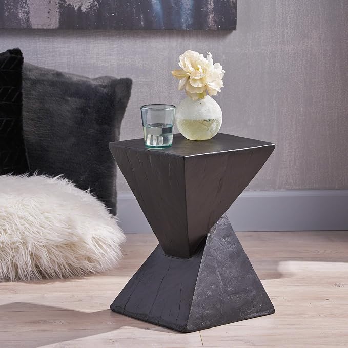 Christopher Knight Home Jerod Light-Weight Concrete Accent Table - Image 2