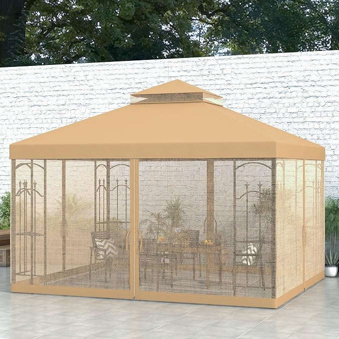 Outsunny 10' x 12' Patio Gazebo - Image 2