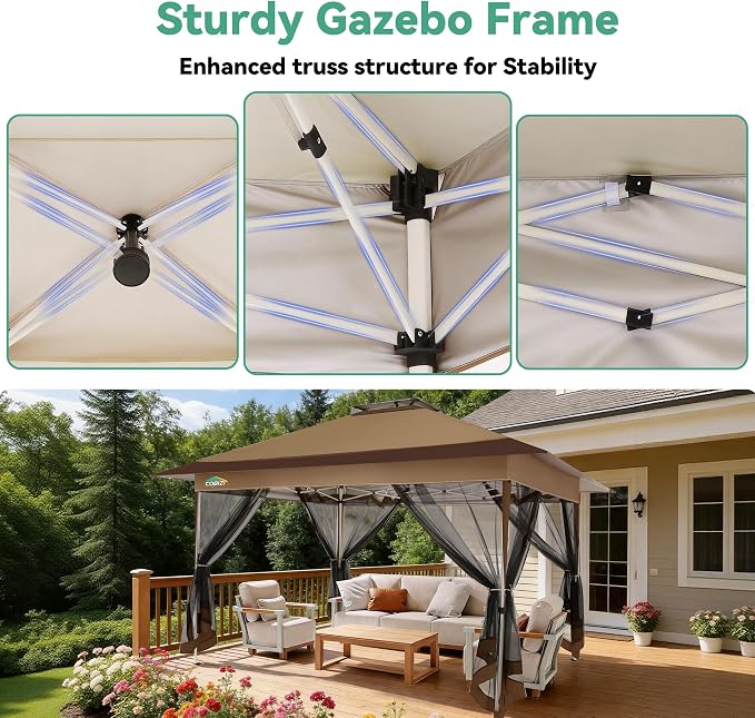 COBIZI 10x15 FT Pop up Gazebo on Clearance - Image 4