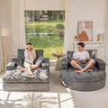 MAXYOYO Modular Sectional Chaise Lounge Sofa, 2 Sets Upholstered Lounge Chair by MAXYOYO