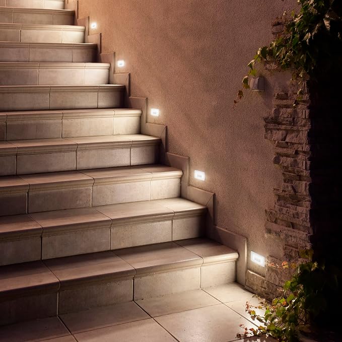 Maxxima 2 Pack Horizontal LED Step Light - Image 5