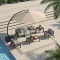 7 Piece Patio Conversation Sets, Outdoor Couch by PatioKingdom