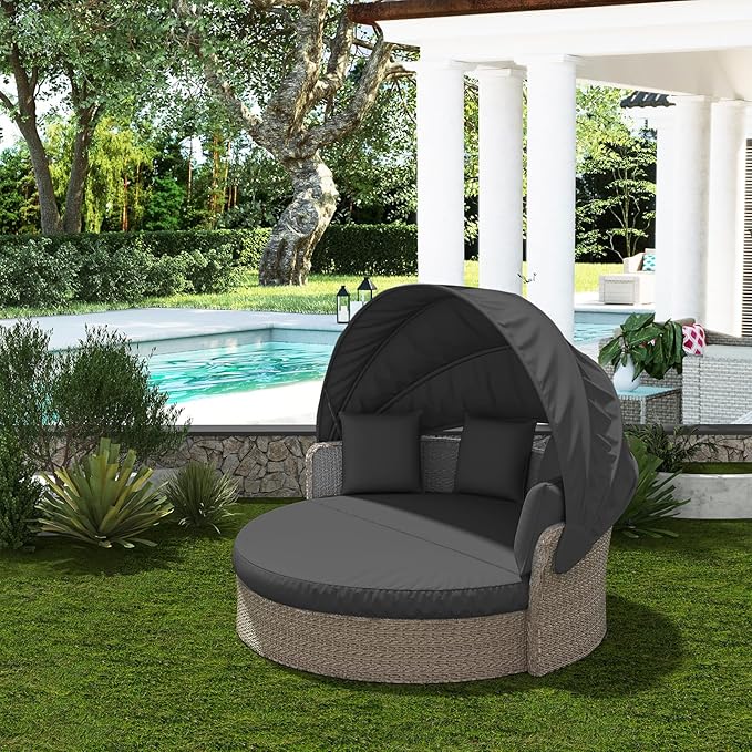 Outdoor Daybed Cushion Cover, Outdoor Waterproof and Fade-Resistant Sun Bed - Image 6