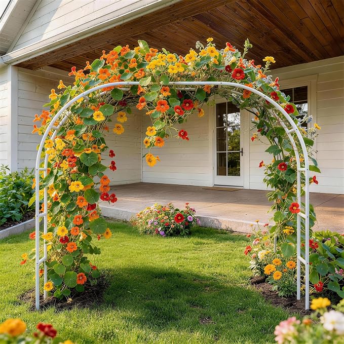 Thickened Rustproof Garden Arch Metal Trellis - Image 8