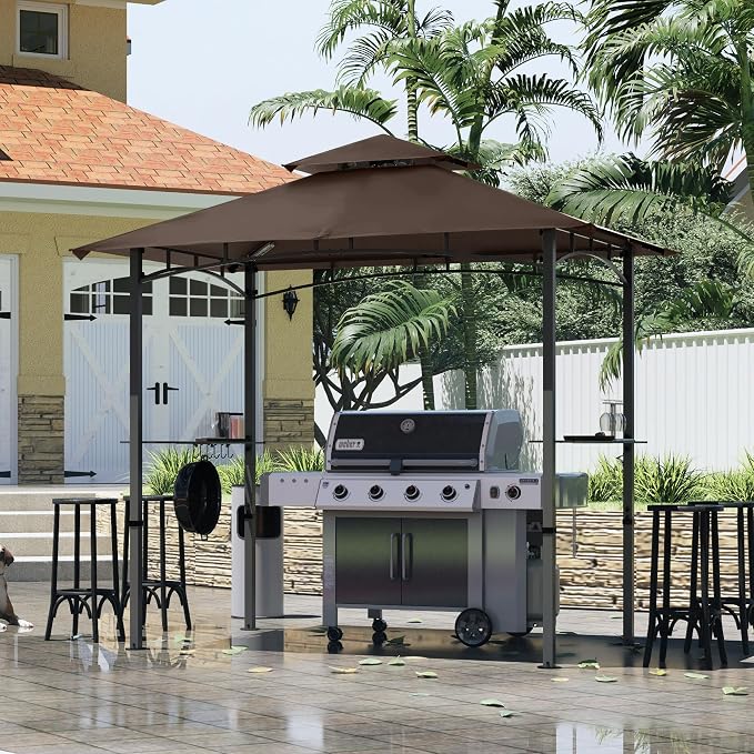 MASTERCANOPY 8 x 5 Grill Gazebo Outdoor BBQ Gazebo Canopy - Image 4