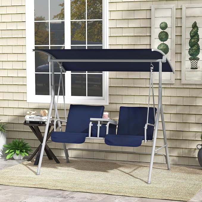 Outsunny 2 Person Porch Swing - Image 2