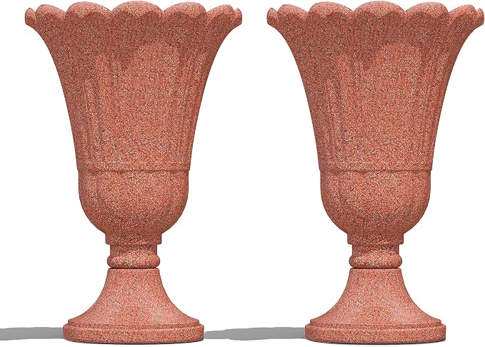 23" Tall Planters for Outdoor Plants Set of 2, Planter - Image 8
