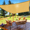 HappyTrends Sun Shade Sail, Heavy Duty UV Protection Beach Shade Canopy Wind by HappyTrends