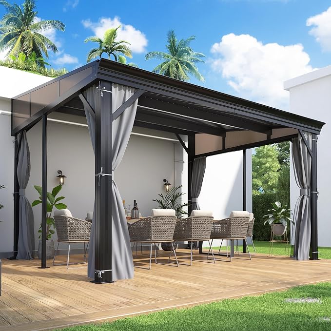 COVERONICS 10' X 12' Outdoor Lean to Gazebo - Image 2