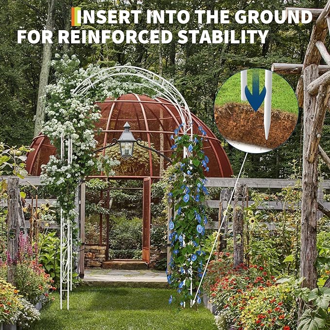 Thickened Garden Arch, Heavy Duty Metal Trellis - Image 3