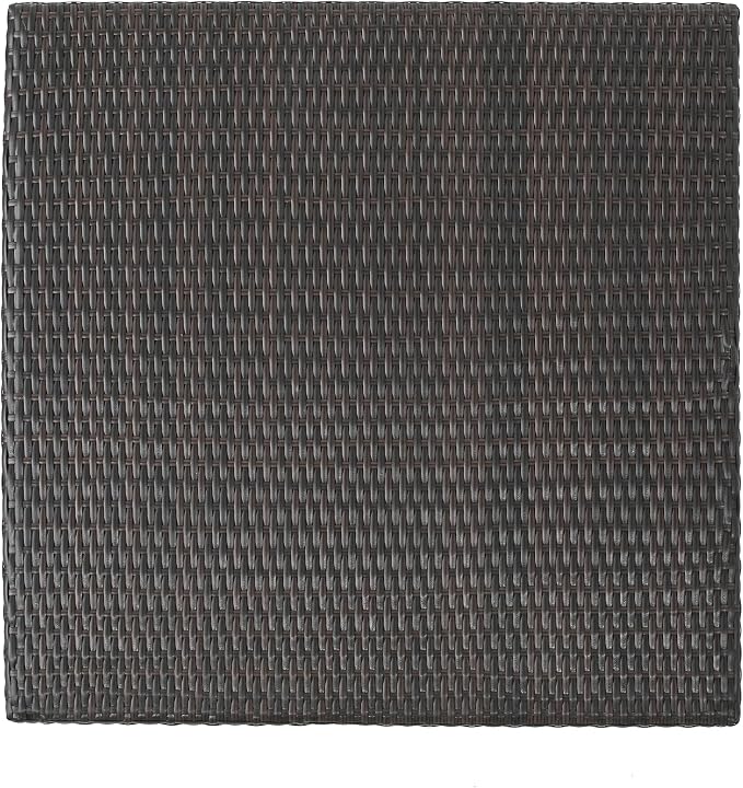 Kaimei 32 Inch All-Weather Square Wicker Outdoor Bar Table, Patio Furniture - Image 8