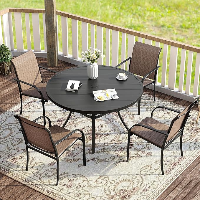 VICLLAX 5 Pieces Patio Dining Set by HOME