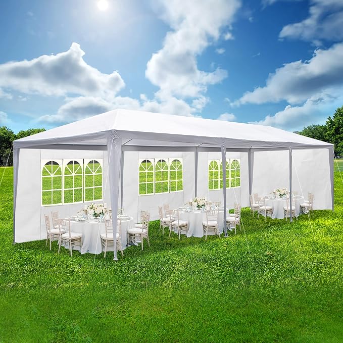Smartxchoices 10' x 30' Outdoor Waterproof Gazebo Canopy Tent by Smartxchoices