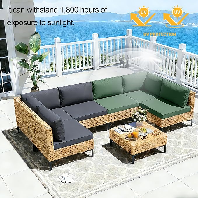 Outdoor Cushions Covers for Patio Furniture, Patio Cushion Covers Replacement - Image 5