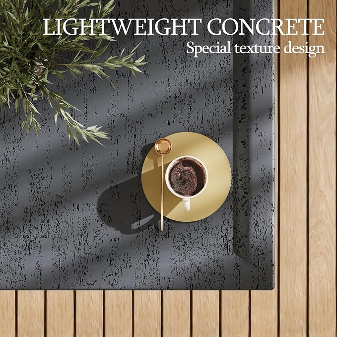 UPHA Outdoor Square Coffee Table, Small Modern Minimalist Accent Tables - Image 4