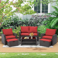 HOMREST 6 Pieces Outdoor Patio Furniture Set by HOMREST