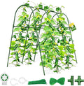 Cucumber Trellis for Raised Bed, U-Shape Garden Trellis for Climbing Plants by MQHUAYU