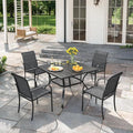 VICLLAX 5 Pieces Patio Outdoor Dining Set by HOME