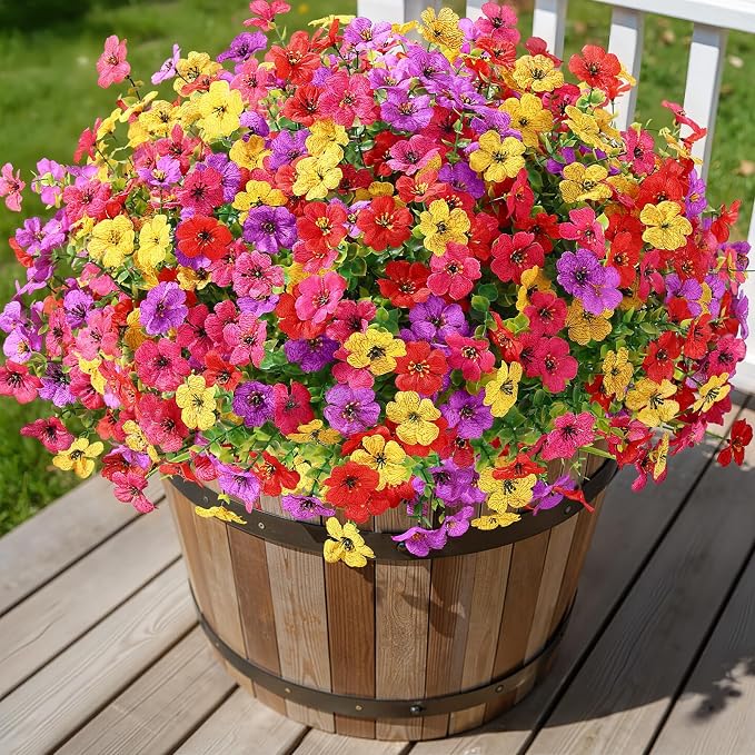 Alupssuc 24 Bundles Artificial Flowers - Image 3