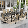 Sophia & William Patio Dining Set Outdoor Dining Set Patio Table and Chairs Set by SophiaWilliam