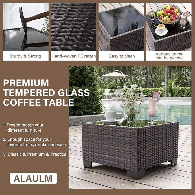 ALAULM Patio Furniture Set - Image 3