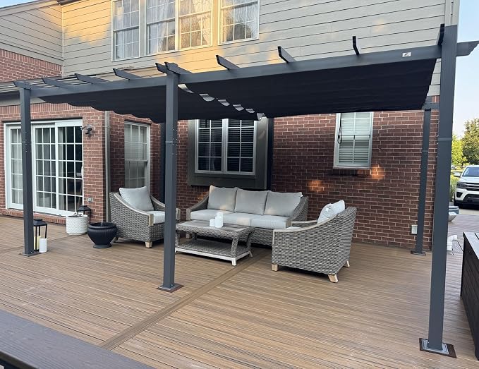 PURPLE LEAF 12' X 18' Outdoor Pergola by PURPLELEAF