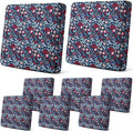 Newwiee 8Pcs Patio Cushion Covers Stretch Outdoor Cushion Cover Replacement by Newwiee