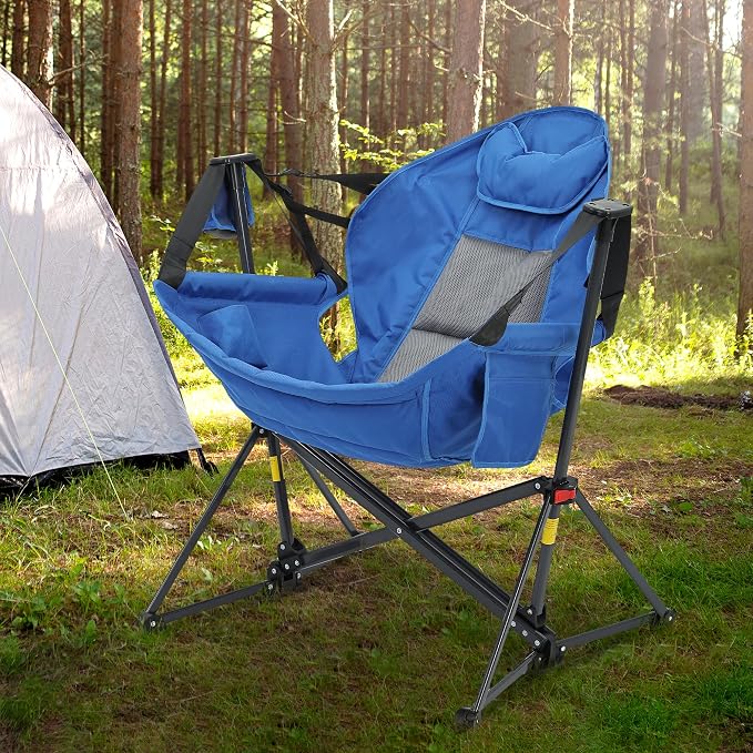Ainfox Hammock Camping Chair, Foldable Portable Rocking Chairs - Image 2