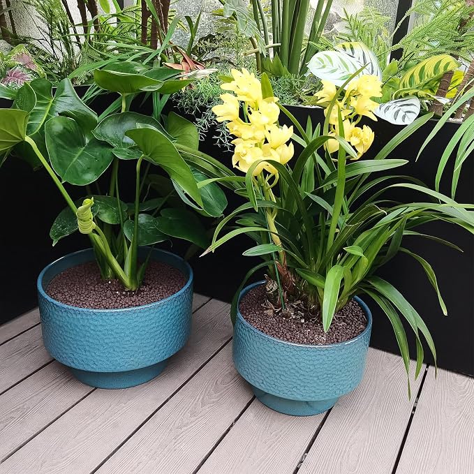 Ceramic Planters 11 Inch, Honeycomb Ceramic Pots - Image 6