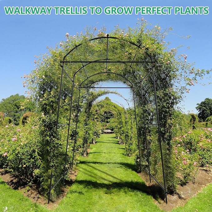Garden Trellis Arch for Climbing Plants Outdoor - Image 3