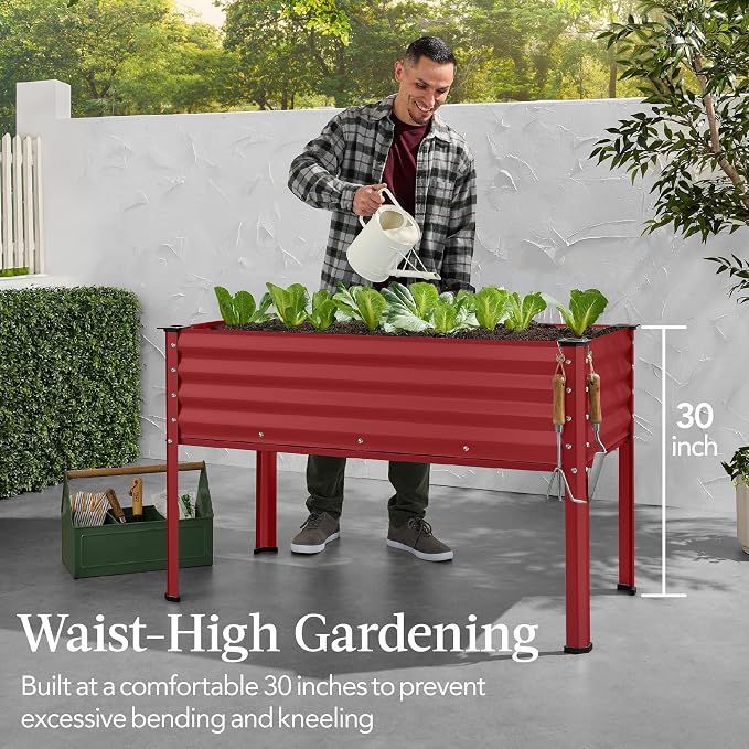 Best Choice Products 48x24x30in Galvanized Raised Garden Bed, Metal Elevated - Image 3